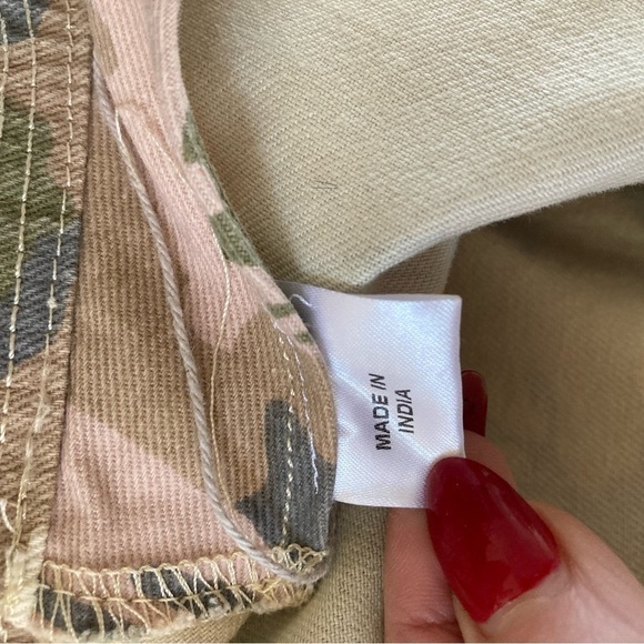 Zadig & Voltaire Charlotte Camo Jacket LOVE Spellout - Picture 11 of 14